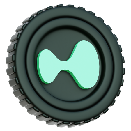 Hyperliquid HYPE Coin  3D Icon