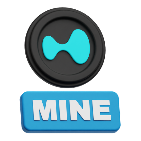 Hyperliquid Mine  3D Icon