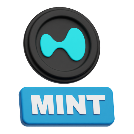 Hyperliquid Mint  3D Icon