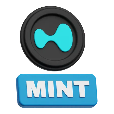 Hyperliquid Mint  3D Icon
