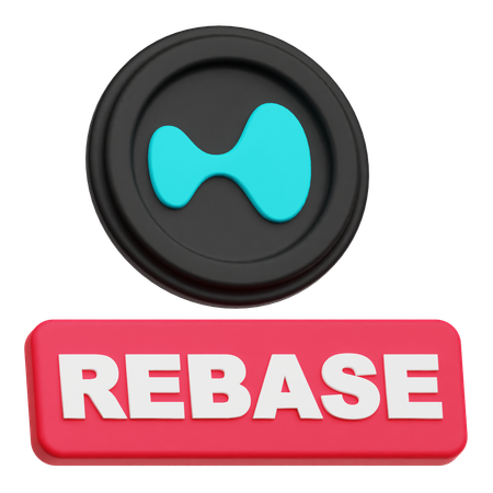 Hyperliquid Rebase  3D Icon