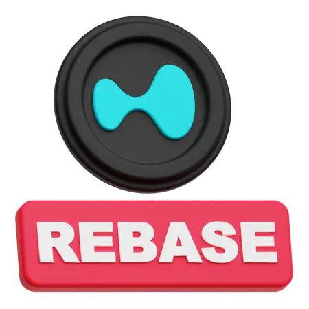 Hyperliquid Rebase  3D Icon