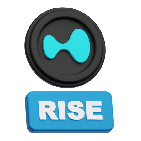 Hyperliquid Rise  3D Icon