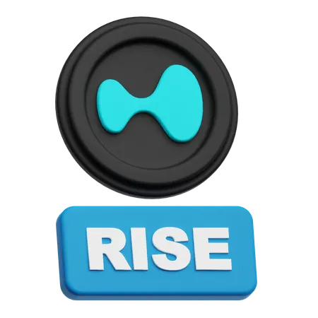 Hyperliquid Rise  3D Icon