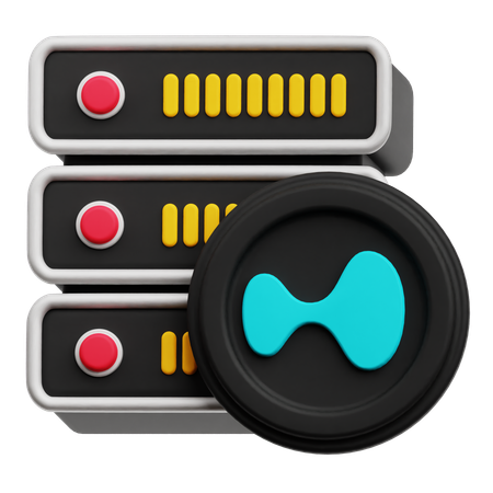 Hyperliquid Server  3D Icon