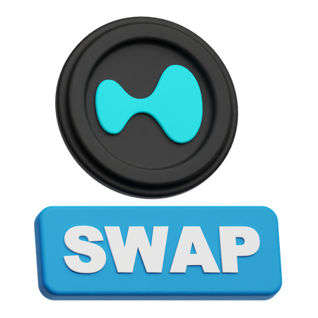 Hyperliquid Swap  3D Icon