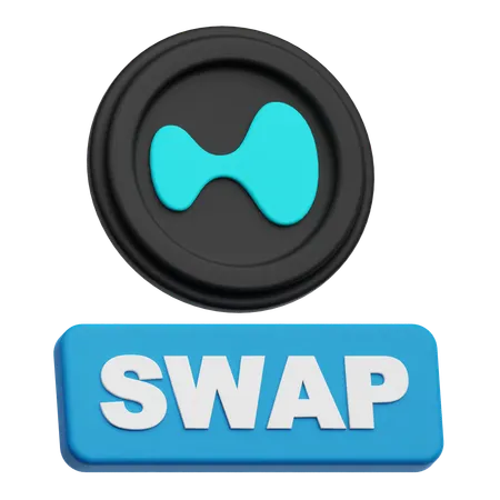 Hyperliquid Swap  3D Icon