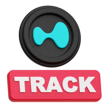 Hyperliquid Track  3D Icon
