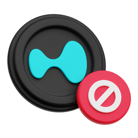 Hyperliquid-Verbot  3D Icon