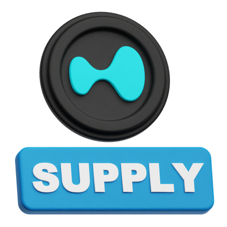 Hyperliquid-Versorgung  3D Icon