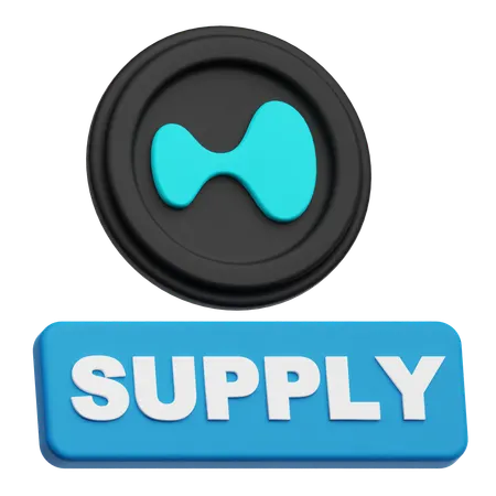 Hyperliquid-Versorgung  3D Icon