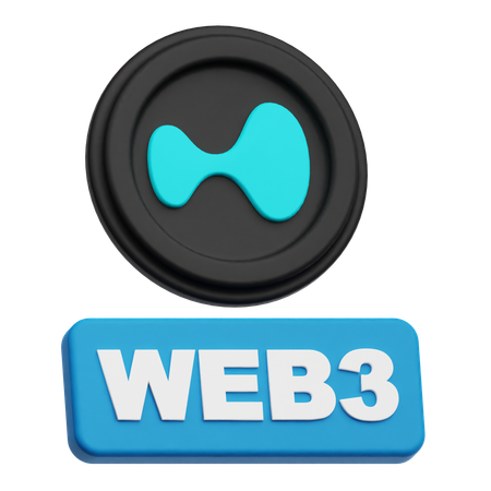 Hyperliquid Web 3  3D Icon