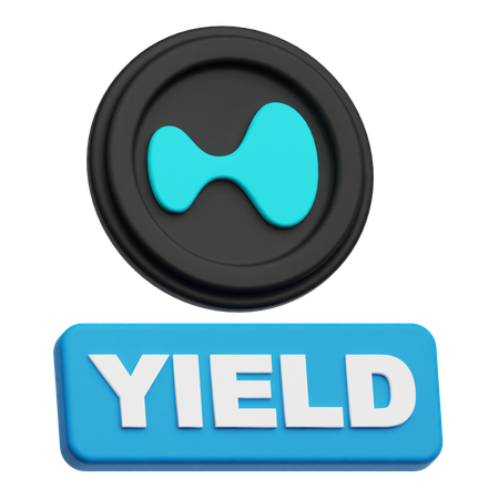 Hyperliquid Yield  3D Icon