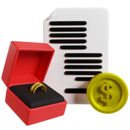 Planification financière hypothécaire  3D Icon
