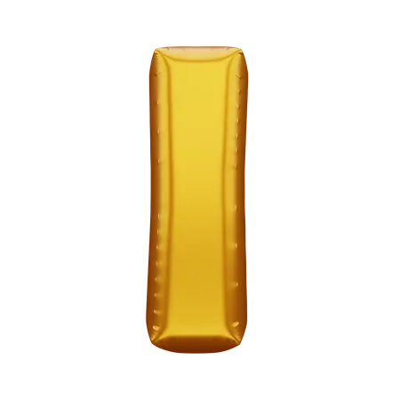 Gold Alphabet Balloon Metallic Text Float Blender 3 D Alphabet 3D Icon