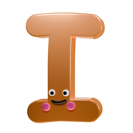 Ich Alphabet  3D Icon