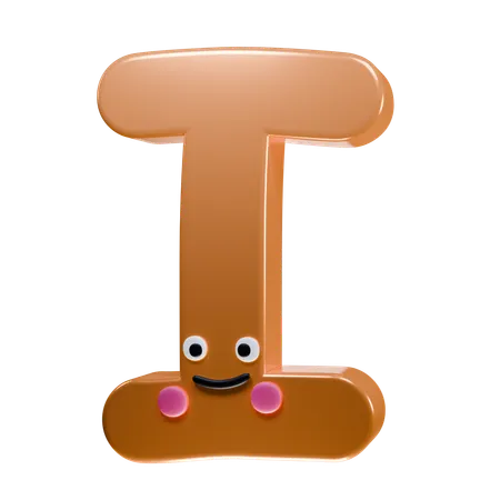 Ich Alphabet  3D Icon