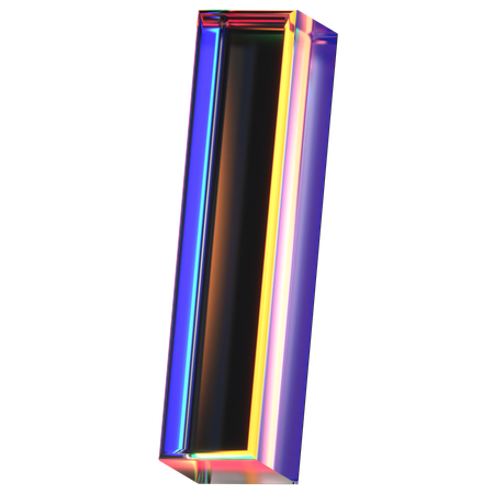 I Letter  3D Icon