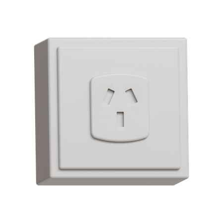 I Type Socket  3D Icon