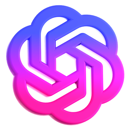 IA ouverte  3D Icon