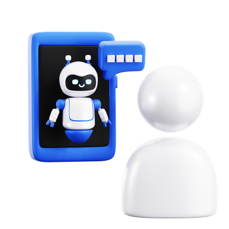 Ai para humano  3D Icon