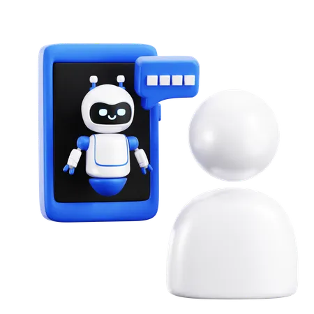 Ai para humano  3D Icon