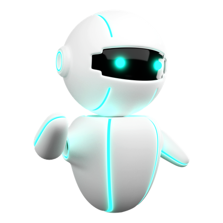 IA robótica  3D Icon