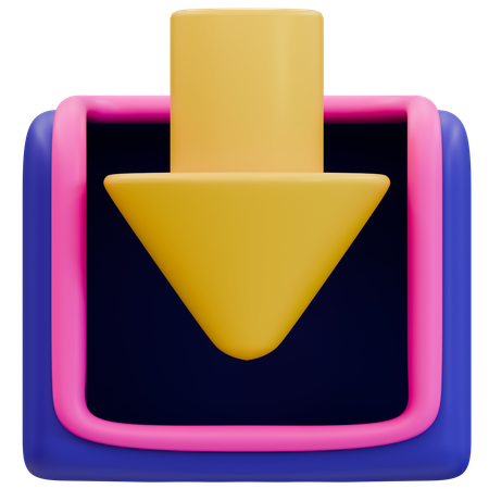 Ibrant Download  3D Icon