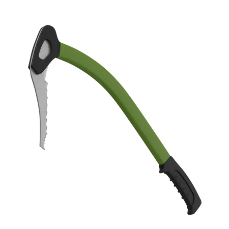 Ice axe  3D Illustration