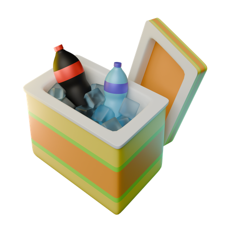 Ice Basket  3D Icon