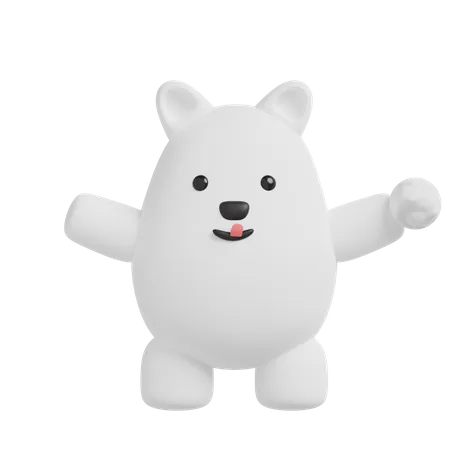 Ice Bear  3D Illustration