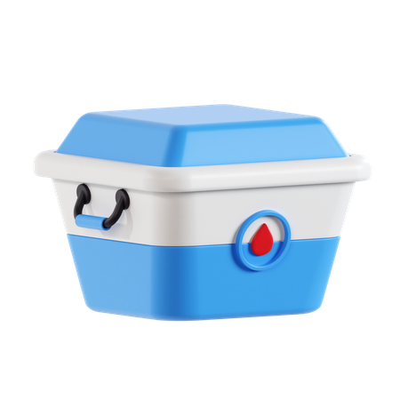 Ice Box  3D Icon