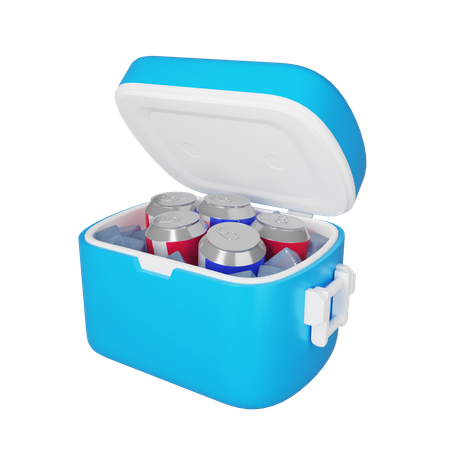 Ice Box  3D Icon