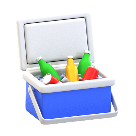 Ice Box  3D Icon