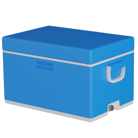 Ice Box  3D Icon