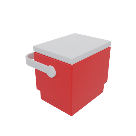Ice Box  3D Icon