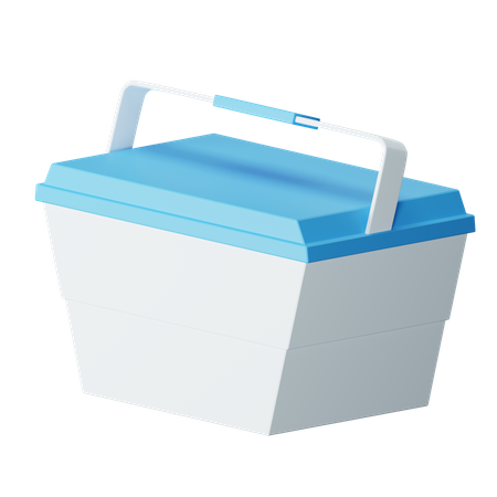 Ice Box  3D Icon