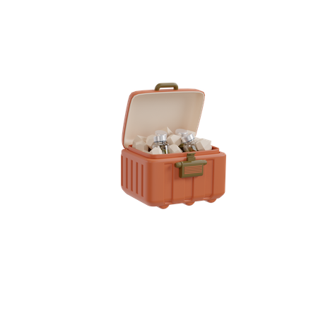 Ice Box  3D Icon