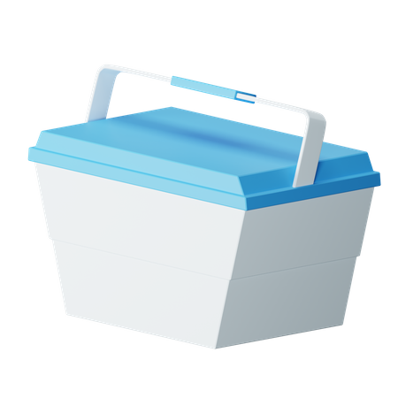 Ice Box  3D Icon