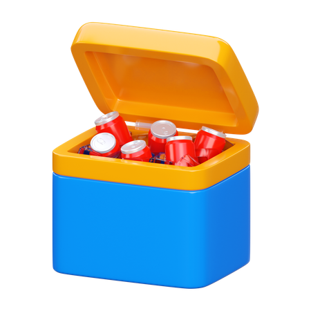 Ice Box Soda  3D Icon