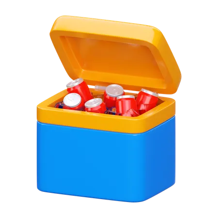 Ice Box Soda  3D Icon