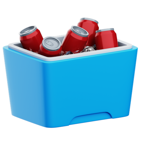 Ice Box Soda  3D Icon