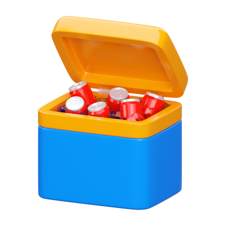 Ice Box Soda  3D Icon