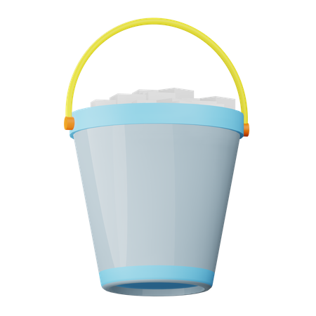 Ice Bucket  3D Icon