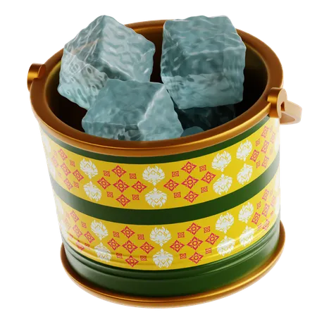 Ice Bucket  3D Icon