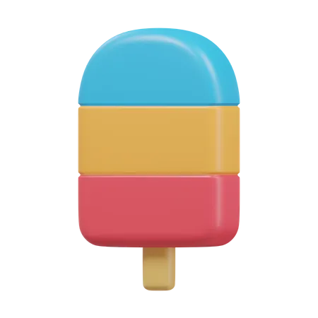 Ice Cream Summer 3 D Illustration 3D Icon