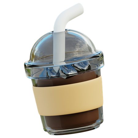 Ice Coffee  3D Icon