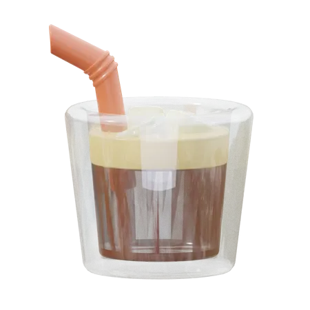 Ice Coffee  3D Icon