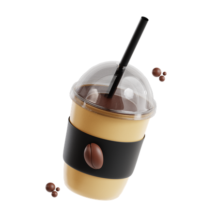 Ice Coffee  3D Icon