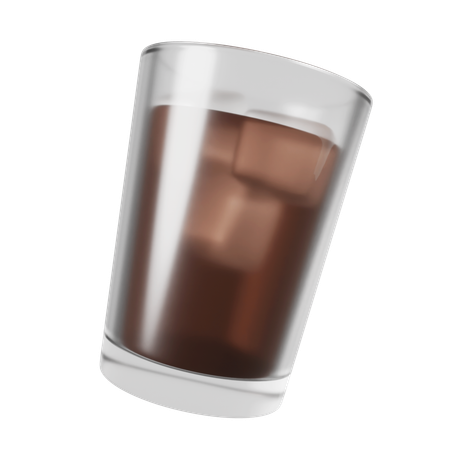 Ice Coffee Glass  3D Icon